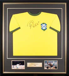 Framed Pele shirt