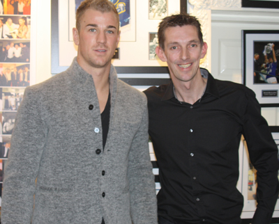 Joe Hart with Exclusive Memorabilia