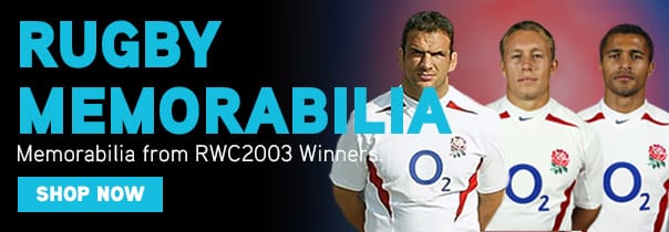 Signed RWC2003 Memorabilia